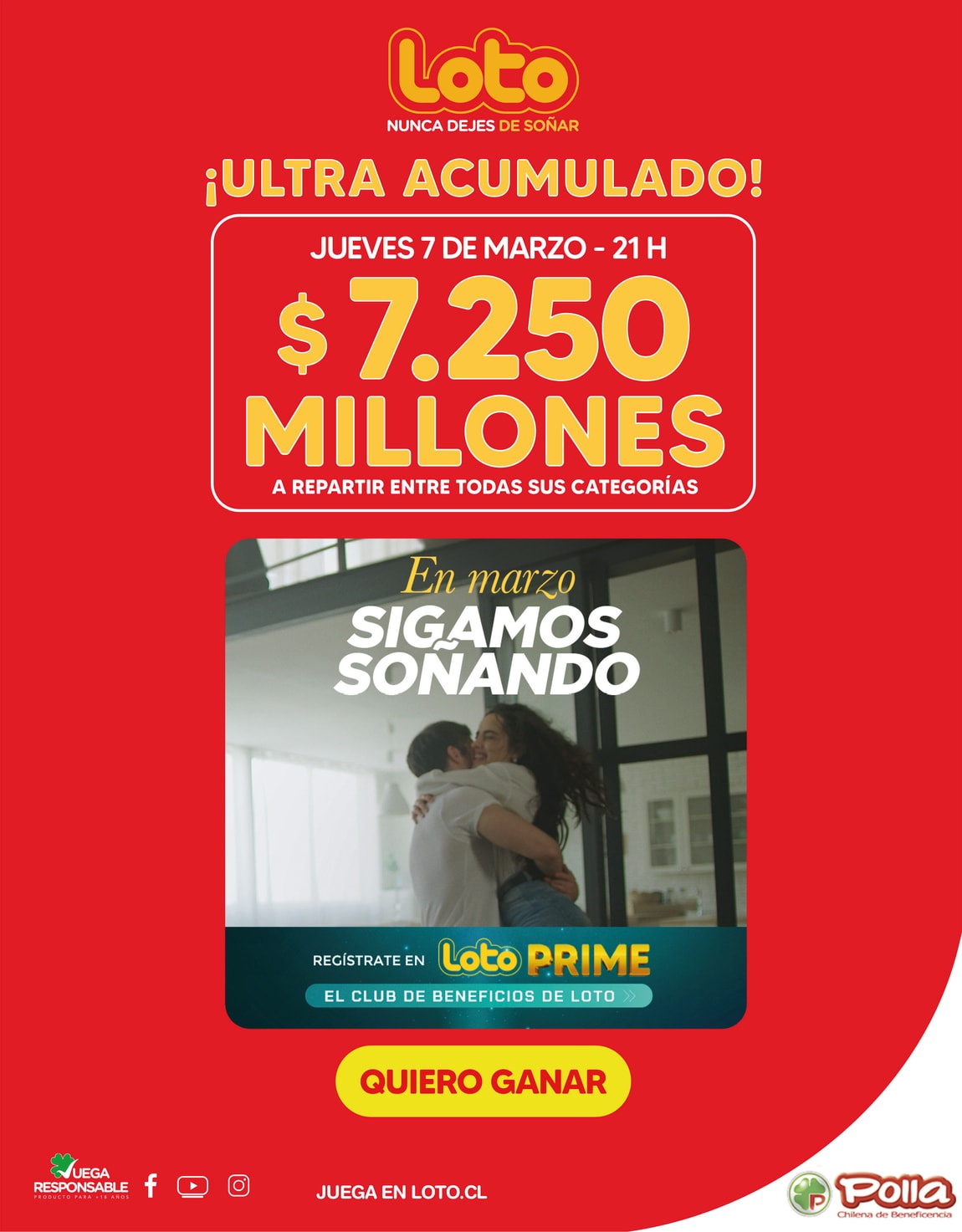 Loto P Gina Lun Jueves De Marzo De Lun