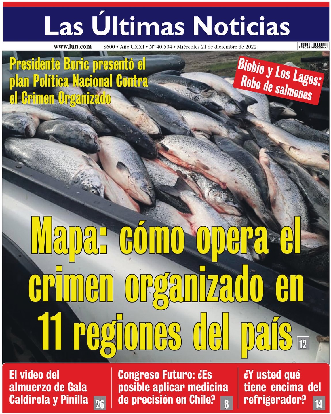 Mapa: cómo opera el crimen organizado en 11 regiones del país - www.lun.com