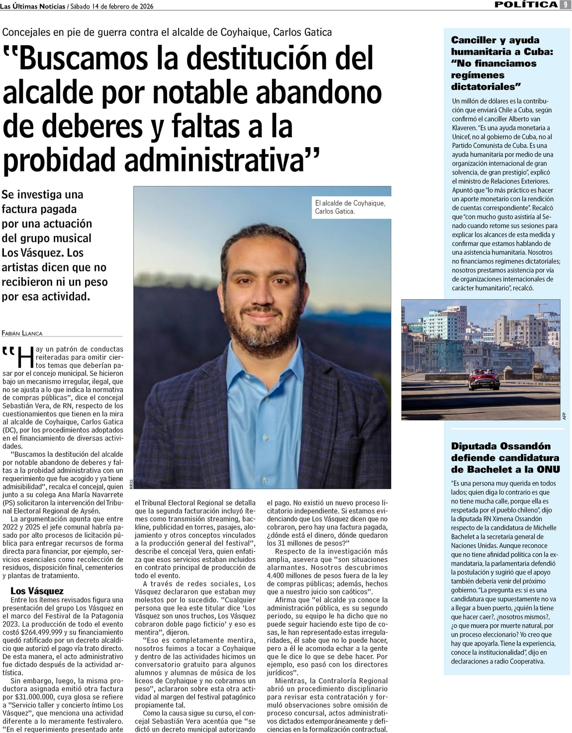 "Buscamos la destitución del alcalde por notable abandono de deberes y ...