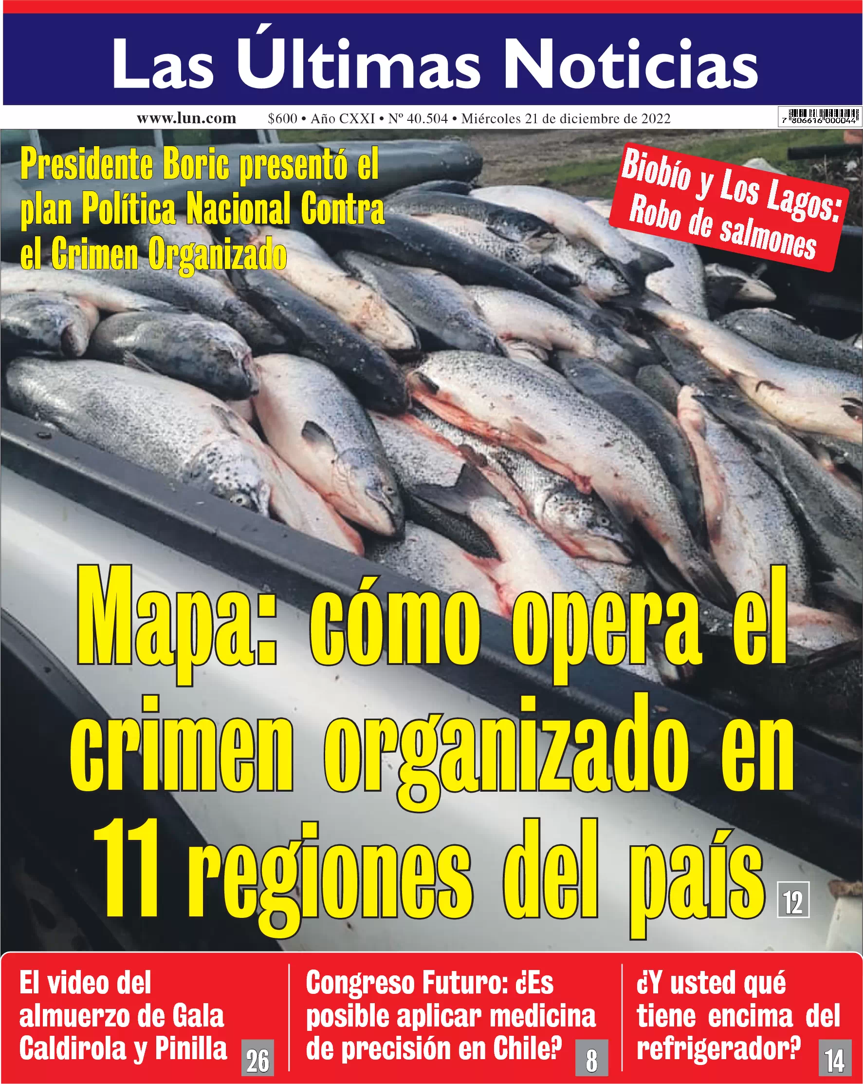 Mapa: cómo opera el crimen organizado en 11 regiones del país - www.lun.com