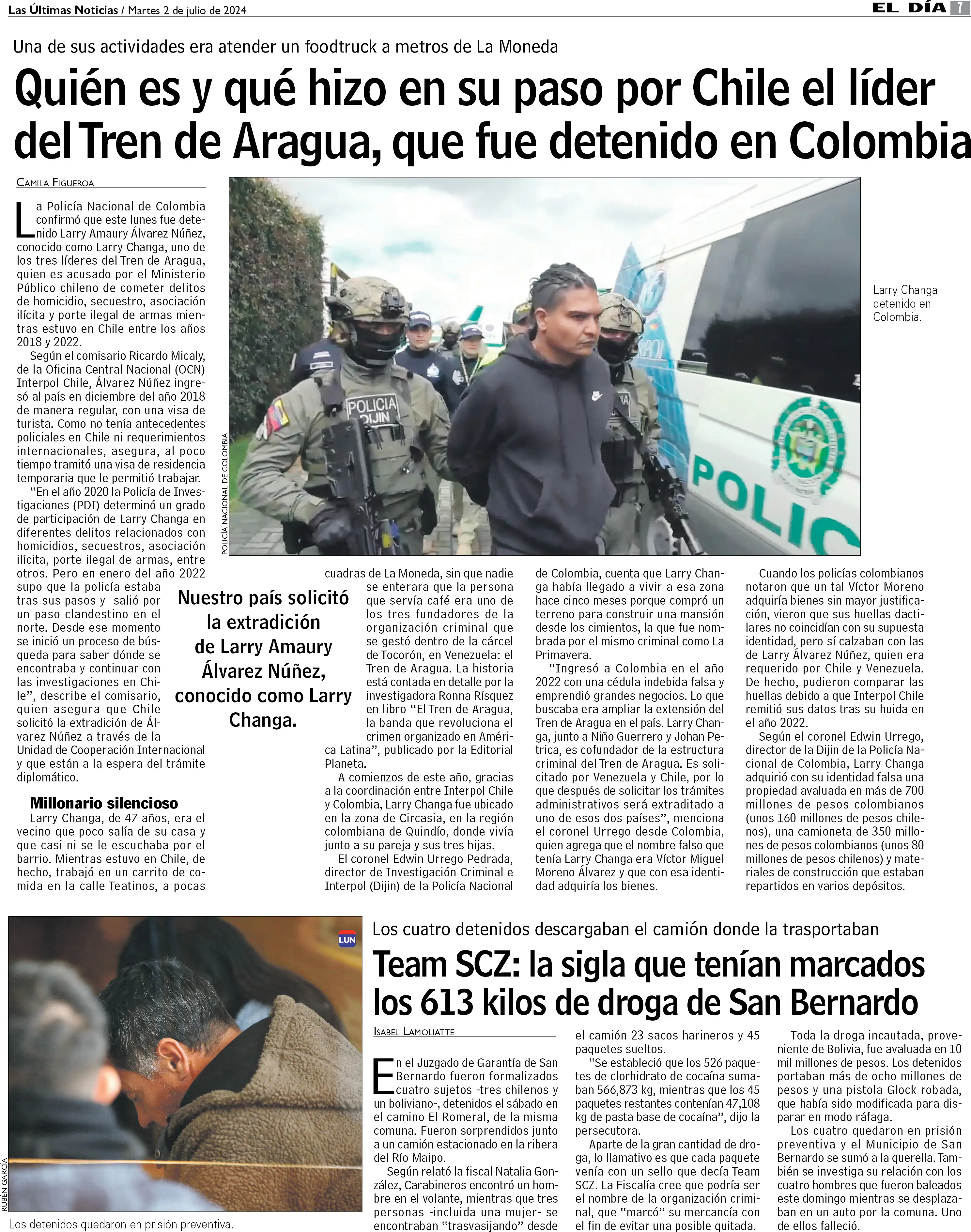 Quién es y qué hizo en su paso por Chile el líder del Tren de Aragua ...